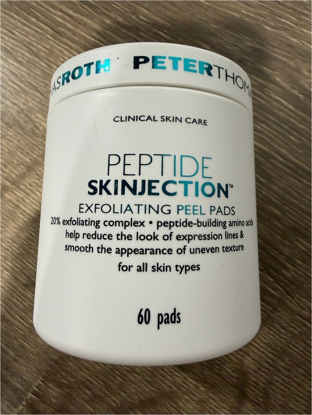Peter Thomas Roth Peptide Skinjection Exfoliating Peel Pads 60 Pads NEW